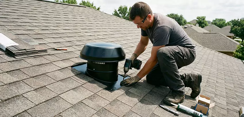 Roof Vent Fan Installation in Medford