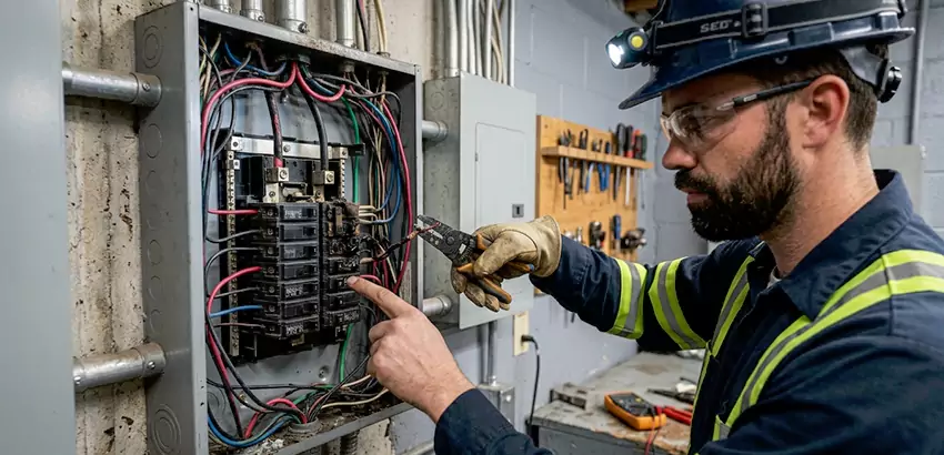 Breaker Box Short Circuit Repair in Medford