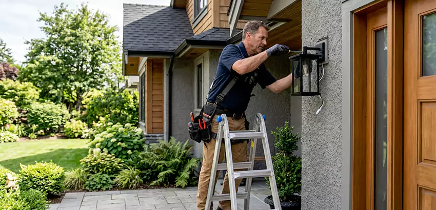Outdoor and Exterior Light Fixture Installation in Medford