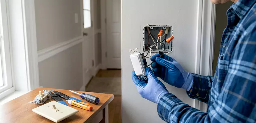 Motion Sensor Light Switch Replacement in Medford