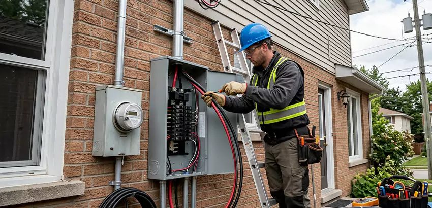 Outdoor Subpanel Installation in Medford