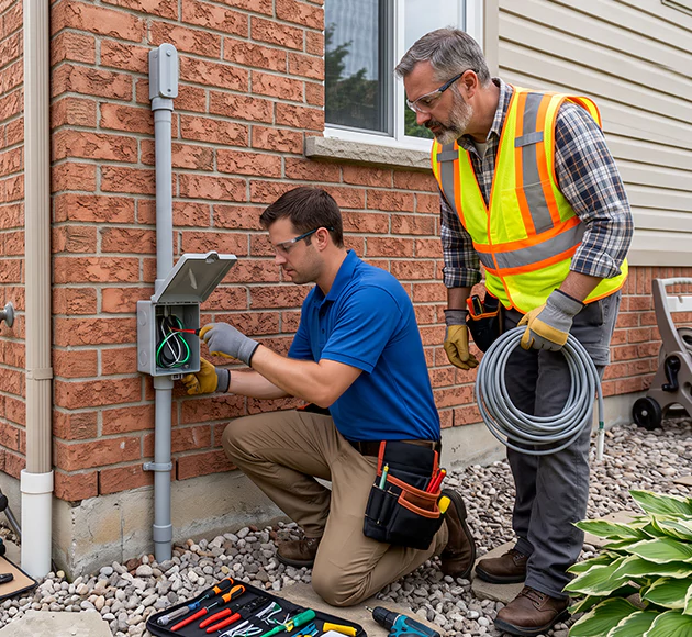 Professional Outdoor Outlet Installation: Your Local Exterior Wiring Team in Medford, MA